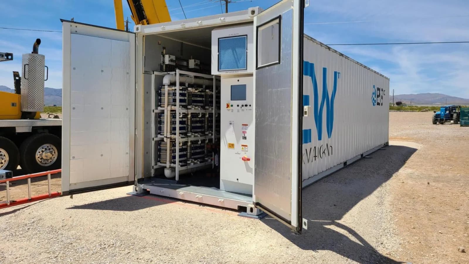 Batterie-Großspeicher-Anlage (BESS) für die Energiewende und Stromnetzstabilität