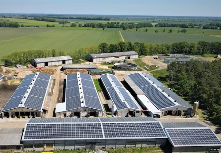 Photovoltaikanlage Landwirtschaftsbetrieb Brandenburg